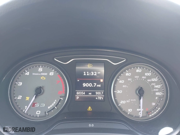 2015 Audi A3 2.0T Premium with VIN WAUBFGFF8F1127543, listed as a IAAI auction lot 40676171 with 60,354 mi miles. Bid and sale history available at carsss.com. Image 7.