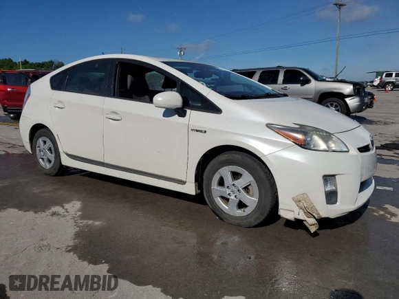 2011 Toyota Prius I with VIN JTDKN3DU8B5322349, listed as a Copart auction lot 55743265 with 158,562 mi miles and Salvage Title. Bid and sale history available at DreamBid. Image 4.