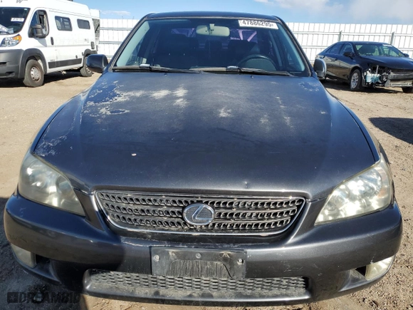 2002 Lexus IS 300 with VIN JTHBD192420048562, listed as a Copart auction lot 47886295 with 75,173 mi miles and Salvage Title. Bid and sale history available at carsss.com. Image 5.