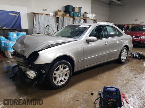 2005 Mercedes-Benz E 320 with VIN WDBUF65J45A618524, listed as a Copart auction lot 52230455 with 74,980 mi miles and Salvage Title. Bid and sale history available at DreamBid. Image 1.