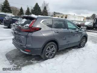 2022 Honda CR-V EX with VIN 2HKRW2H5XNH624092, listed as a Copart auction lot 44908745 with 42,799 mi miles and Salvage Title. Bid and sale history available at carsss.com. Image 3.