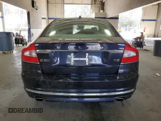 2015 Volvo S80 T5 Drive-E with VIN YV140MAK9F1186370, listed as a Copart auction lot 51205955 with 0 mi miles and Salvage Title. Bid and sale history available at carsss.com. Image 6.
