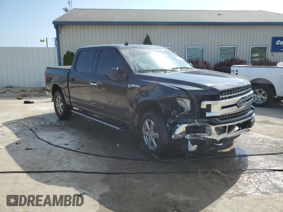 2020 Ford F-150 XL with VIN 1FTEW1E57LFC20462, listed as a Copart auction lot 62103475 with 75,118 mi miles and Salvage title. Bid and sale history available at DreamBid. Image 4.