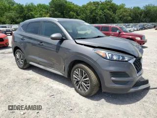 2020 Hyundai Tucson Sport with VIN KM8J33AL3LU230985, listed as a Copart auction lot 55344355 with 76,681 mi miles and Salvage title. Bid and sale history available at DreamBid. Image 4.