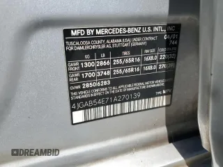 2001 Mercedes-Benz M 320/430/500 z VIN 4JGAB54E71A270139, wystawiony jako Copart lot #57175625 z przebiegiem 154 870 mil mil oraz Szkoda całkowita • Salvage title. Historia ofert i sprzedaży dostępna na DreamBid. Obrazek 13.