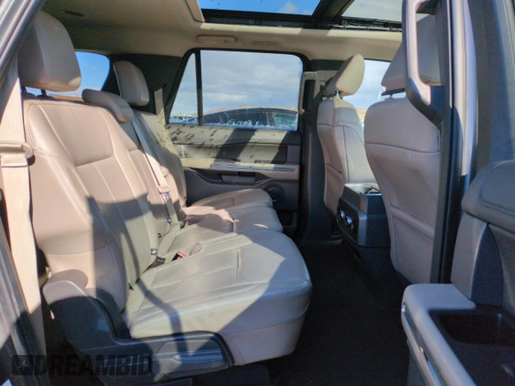 2021 Ford Expedition Max XLT with VIN 1FMJK1JT7MEA37984, listed as a Copart auction lot 43657695 with 38,259 mi miles and Salvage Title. Bid and sale history available at DreamBid. Image 10.