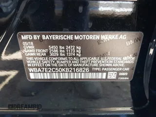 2019 BMW 7 Series 740i с VIN WBA7E2C50KB216826, выставлен на аукционе IAAI как лот 39659011 с пробегом Не указан миль и . История ставок и продаж доступна на DreamBid. Изображение 9.