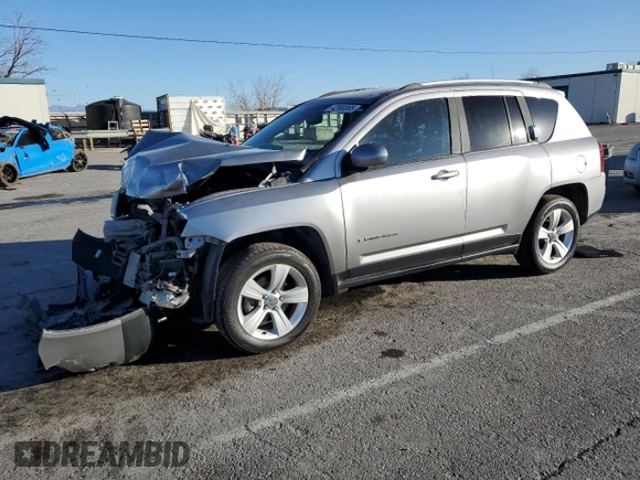 2016 Jeep Compass Latitude with VIN 1C4NJCEB7GD704858, listed as a Copart auction lot 42990065 with 79,380 mi miles and Salvage Title. Bid and sale history available at carsss.com. Image 1.