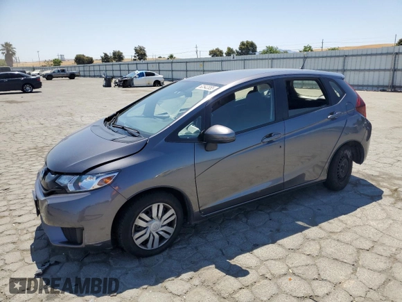 2017 Honda Fit LX with VIN JHMGK5H55HS003948, listed as a Copart auction lot 62542855 with 28,739 mi miles and Salvage title. Bid and sale history available at DreamBid. Image 1.
