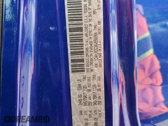 2019 Jeep Wrangler Unlimited Sport S with VIN 1C4HJXDG3KW556884, listed as a Copart auction lot 58174795 with Not provided miles and Salvage title. Bid and sale history available at DreamBid. Image 12.