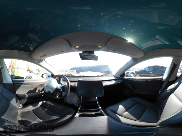 2018 Tesla Model 3 Long Range Battery with VIN 5YJ3E1EA6JF027065, listed as a IAAI auction lot 40532631 with 55,316 mi miles. Bid and sale history available at carsss.com. Image 19.