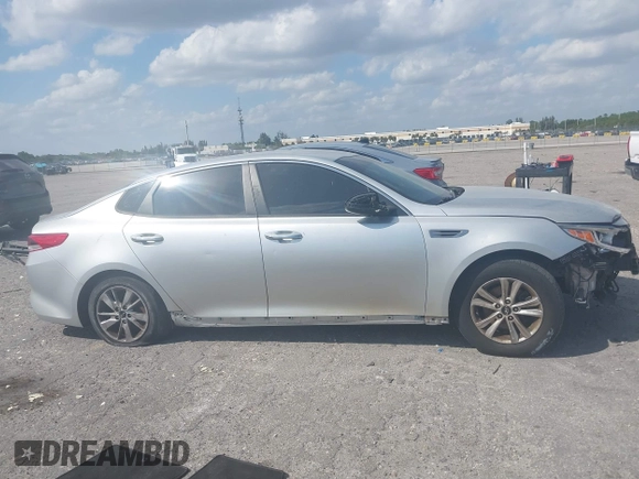 2018 Kia Optima LX with VIN 5XXGT4L39JG235287, listed as a IAAI auction lot 41802035 with 96,412 mi miles. Bid and sale history available at carsss.com. Image 12.