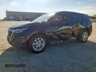 2022 Chevrolet Equinox LS with VIN 2GNAXHEV2N6136638, listed as a Copart auction lot 59257635 with 74,587 mi miles and Salvage title. Bid and sale history available at DreamBid. Image 1.