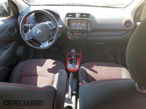 2023 Mitsubishi Mirage Black Edition z VIN ML32AWHJ7PH006110, wystawiony jako Copart lot #48517995 z przebiegiem 33 828 mil mil oraz Szkoda całkowita • Salvage title. Historia ofert i sprzedaży dostępna na DreamBid. Obrazek 8.
