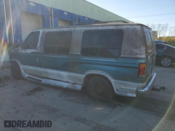 1993 Ford Econoline Cargo with VIN 1FDEE14N5PHB25182, listed as a Copart auction lot 79466974 with 140,129 mi miles and Clean Title. Bid and sale history available at carsss.com. Image 2.