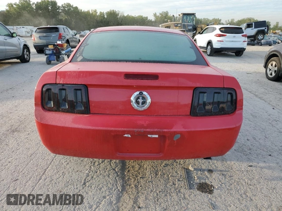 2006 Ford Mustang Standard with VIN 1ZVFT80N865182020, listed as a Copart auction lot 72378374 with Not Provided miles and Salvage Title. Bid and sale history available at carsss.com. Image 6.