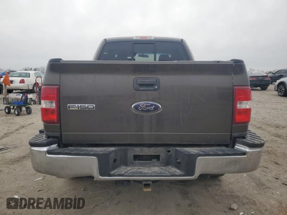 2008 Ford F-150 XLT with VIN 1FTPW04598KD19576, listed as a Copart auction lot 44757745 with 0 mi miles and Salvage Title. Bid and sale history available at carsss.com. Image 6.