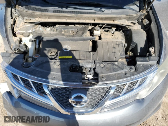 2013 Nissan Murano S with VIN JN8AZ1MU9DW205143, listed as a Copart auction lot 89395085 with 80,150 mi miles and Salvage Title. Bid and sale history available at carsss.com. Image 12.
