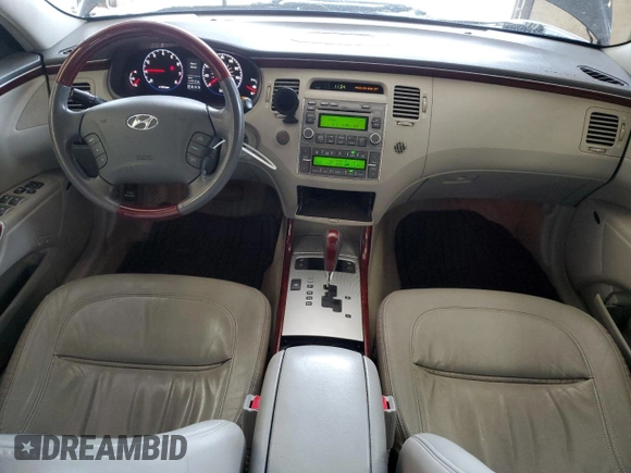 2007 Hyundai Azera SE with VIN KMHFC46F07A195652, listed as a Copart auction lot 62134205 with 149,510 mi miles and Salvage title. Bid and sale history available at DreamBid. Image 8.