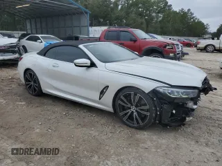 2022 BMW 8 Series 840i with VIN WBADZ2C0XNCJ65880, listed as a Copart auction lot 44778025 with 34,221 mi miles and Salvage Title. Bid and sale history available at carsss.com. Image 4.