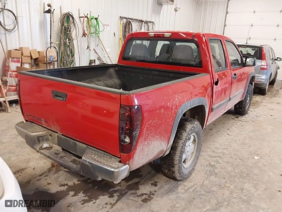 2007 Chevrolet Colorado LT w/1LT with VIN 1GCDT13E878191619, listed as a IAAI auction lot 41493302 with 213,137 mi miles. Bid and sale history available at carsss.com. Image 4.
