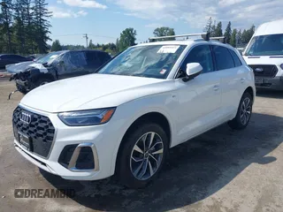 2022 Audi Q5 S line Premium Plus with VIN WA1EAAFY9N2112369, listed as a IAAI auction lot 42085322 with 58,303 mi miles and . Bid and sale history available at DreamBid. Image 2.