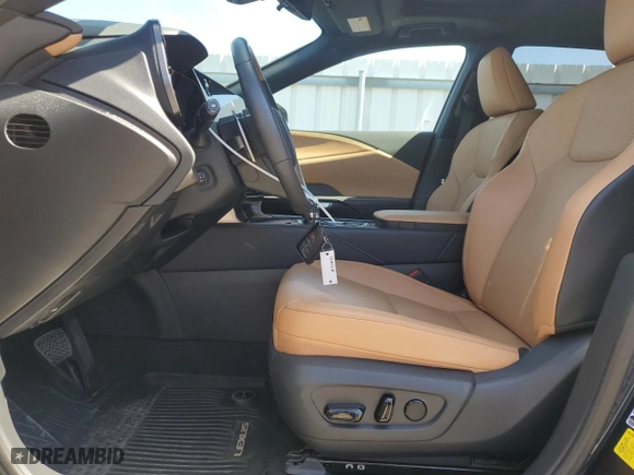 2023 Lexus RX with VIN 2T2BBMCA7PC006100, listed as a Copart auction lot 50487565 with 21,165 mi miles and Salvage Title. Bid and sale history available at carsss.com. Image 7.