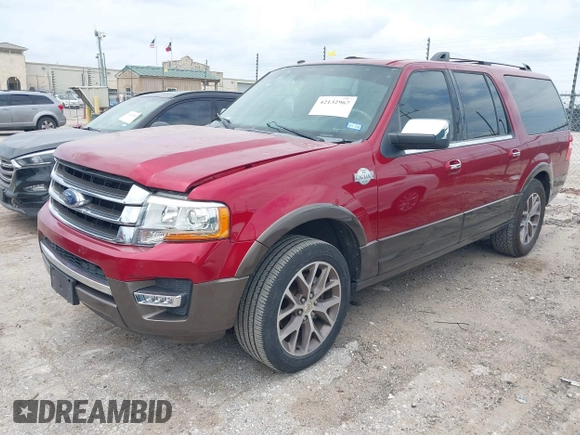 2016 Ford Expedition Max XLT z VIN 1FMJK1HT9GEF29071, wystawiony jako IAAI lot #42132967 z przebiegiem 122 299 mil mil oraz . Historia ofert i sprzedaży dostępna na DreamBid. Obrazek 2.
