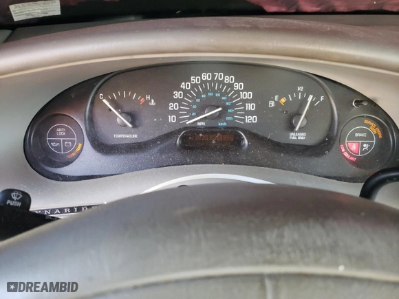1998 Buick Century Custom with VIN 2G4WS52M0W1449799, listed as a Copart auction lot 47624655 with 0 mi miles and Salvage Title. Bid and sale history available at carsss.com. Image 9.