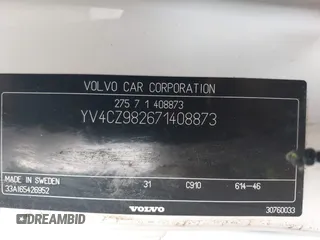 2007 Volvo XC90 I6 z VIN YV4CZ982671408873, wystawiony jako IAAI lot #42240300 z przebiegiem 248 914 mil mil oraz . Historia ofert i sprzedaży dostępna na DreamBid. Obrazek 9.