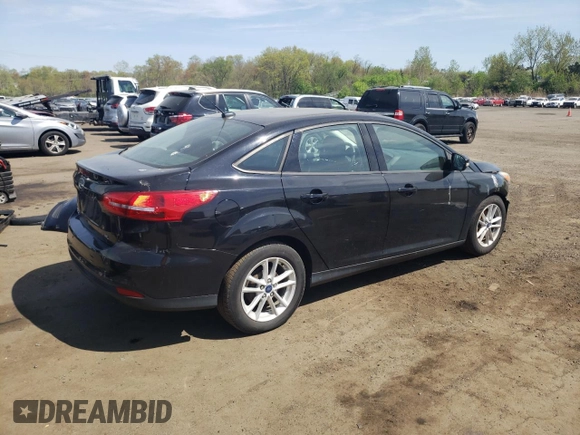 2017 Ford Focus SE with VIN 1FADP3F22HL280351, listed as a Copart auction lot 52134975 with 43,476 mi miles and Salvage Title. Bid and sale history available at carsss.com. Image 3.