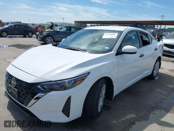 2025 Nissan Sentra S with VIN 3N1AB8BV5SY206433, listed as a IAAI auction lot 41790895 with 952 mi miles and . Bid and sale history available at DreamBid. Image 2.