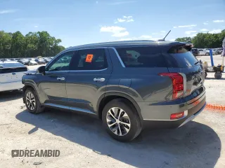 2022 Hyundai Palisade SEL z VIN KM8R24HE2NU472785, wystawiony jako Copart lot #53363865 z przebiegiem 46 150 mil mil oraz Szkoda całkowita • Salvage title. Historia ofert i sprzedaży dostępna na DreamBid. Obrazek 2.
