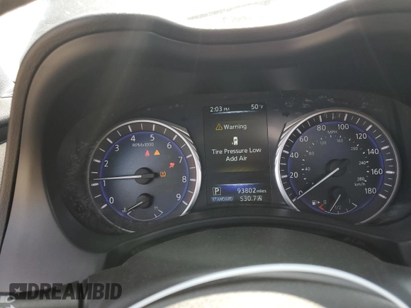 2017 Infiniti Q60 Premium с VIN JN1EV7EL1HM551189, выставлен на аукционе Copart как лот 50954555 с пробегом 93 802 миль миль и Списание • Salvage title. История ставок и продаж доступна на DreamBid. Изображение 9.