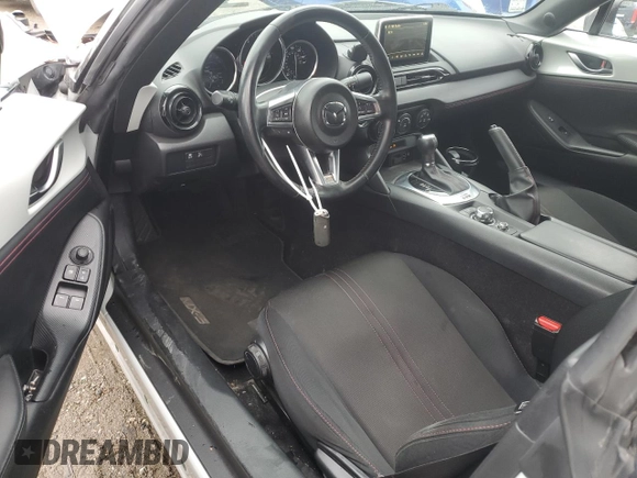2016 Mazda MX-5 Miata Club z VIN JM1NDAC79G0107454, wystawiony jako Copart lot #47976975 z przebiegiem 47 362 mil mil oraz Szkoda całkowita • Salvage title. Historia ofert i sprzedaży dostępna na DreamBid. Obrazek 8.
