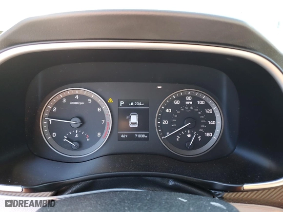 2019 Hyundai Tucson SEL with VIN KM8J3CAL2KU002796, listed as a Copart auction lot 45335445 with 71,038 mi miles and Salvage Title. Bid and sale history available at carsss.com. Image 9.