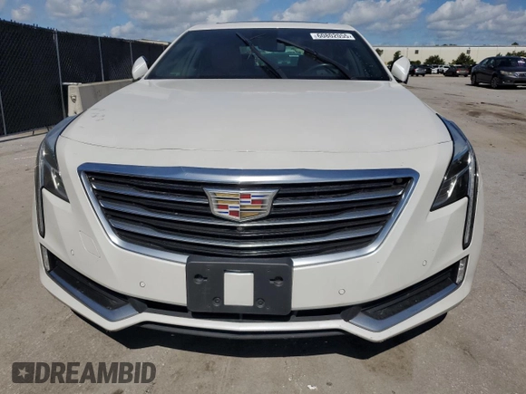 2017 Cadillac CT6 Plug-In RWD with VIN LREKK5RX1HA062210, listed as a Copart auction lot 60802055 with 79,359 mi miles and Salvage title. Bid and sale history available at DreamBid. Image 5.