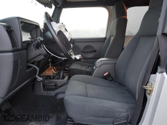 2006 Jeep Wrangler Unlimited LWB with VIN 1J4FA44S66P757473, listed as a Copart auction lot 50405835 with 143,685 mi miles and Salvage Title. Bid and sale history available at carsss.com. Image 7.