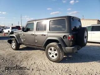 2018 Jeep Wrangler Unlimited Sport S z VIN 1C4HJXDG0JW179767, wystawiony jako Copart lot #77368014 z przebiegiem 66 156 mil mil oraz Szkoda całkowita • Salvage title. Historia ofert i sprzedaży dostępna na DreamBid. Obrazek 2.