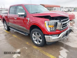 2021 Ford F-150 XL with VIN 1FTFW1E88MKD73004, listed as a IAAI auction lot 41697736 with 16,208 mi miles. Bid and sale history available at carsss.com. Image 1.
