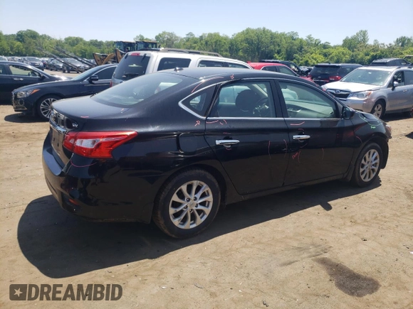 2018 Nissan Sentra SV с VIN 3N1AB7AP8JY260949, выставлен на аукционе Copart как лот 59178295 с пробегом 69 647 миль миль и Списание • Salvage title. История ставок и продаж доступна на DreamBid. Изображение 3.