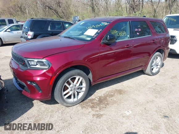 2023 Dodge Durango GT z VIN 1C4RDJDG5PC555771, wystawiony jako IAAI lot #41926153 z przebiegiem 31 646 mil mil oraz . Historia ofert i sprzedaży dostępna na DreamBid. Obrazek 18.