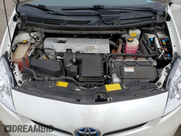 2013 Toyota Prius One with VIN JTDKN3DU9D1691196, listed as a Copart auction lot 52464655 with 195,396 mi miles and Salvage Title. Bid and sale history available at DreamBid. Image 11.