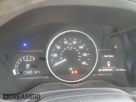 2021 Honda HR-V EX with VIN 3CZRU6H53MM733865, listed as a Copart auction lot 45869125 with 41,680 mi miles and Salvage Title. Bid and sale history available at carsss.com. Image 8.
