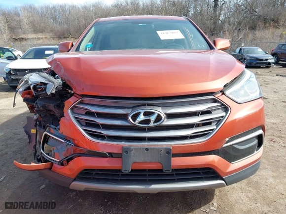 2017 Hyundai Santa Fe Sport 2.4L with VIN 5XYZTDLB9HG439478, listed as a IAAI auction lot 41767857 with 160,937 mi miles. Bid and sale history available at carsss.com. Image 12.