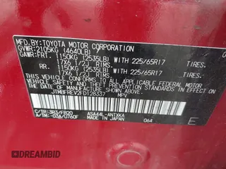 2015 Toyota RAV4 LE z VIN JTMBFREV2FD128337, wystawiony jako IAAI lot #42290854 z przebiegiem 114 219 mil mil oraz . Historia ofert i sprzedaży dostępna na DreamBid. Obrazek 9.