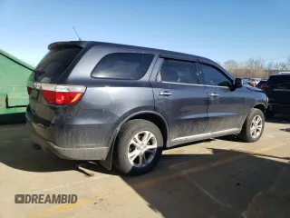 2013 Dodge Durango SXT with VIN 1C4RDJAG1DC637707, listed as a Copart auction lot 42131705 with Not Provided miles and Salvage Title. Bid and sale history available at carsss.com. Image 3.