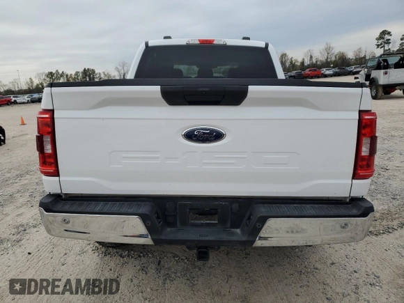 2022 Ford F-150 XL with VIN 1FTFW1E53NKD58742, listed as a Copart auction lot 88101975 with 32,303 mi miles and Salvage Title. Bid and sale history available at carsss.com. Image 6.