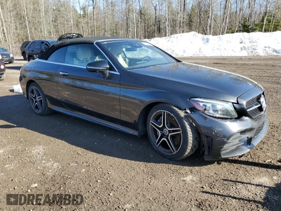 2020 Mercedes-Benz C 300 with VIN WDDWK8EB5LF980829, listed as a Copart auction lot 51312445 with 88,103 mi miles and Salvage title. Bid and sale history available at DreamBid. Image 4.
