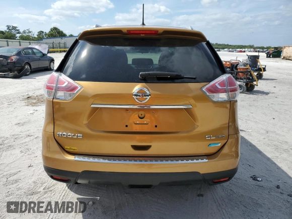 2014 Nissan Rogue SV with VIN 5N1AT2MV0EC770259, listed as a Copart auction lot 53618135 with 85,543 mi miles and Salvage Title. Bid and sale history available at carsss.com. Image 6.